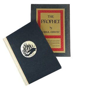 The Prophet By Kahlil Gibran Deluxe Edition Hardcover Book With Slipcase Vintage